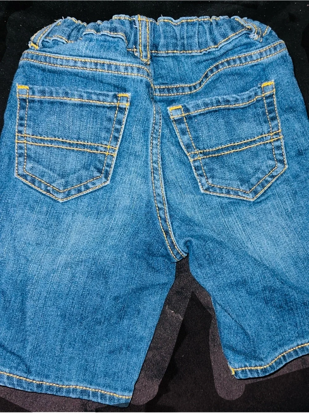 Children's Place 4T Snap button, Stretch band, Relaxed Fit' Jean shorts